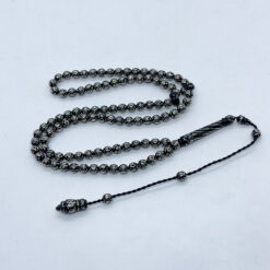 Alternative view of سبحة كوك أسود عيون فضة 99 حبة - 5 مم
