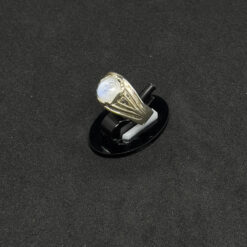 Alternative view of خاتم فضة عيار 925 بحجر الأوبال مقاس 21