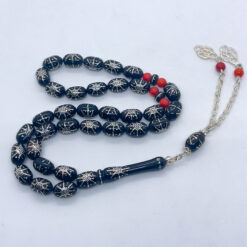 Alternative view of سبحة يسر مطعم بالفضة 33 حبة - 9 مم