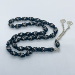 Alternative view of سبحة يسر بعيون الفضة 33 حبة - 9 مم