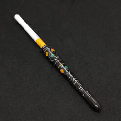 Alternative view of مبسم أبانوس بالمعدن وحجر الكهرمان والملاقيت