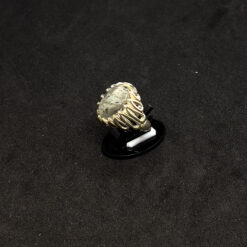 Alternative view of خاتم فضة عيار 925 بحجر اللابرادورايت مقاس 18