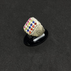 Alternative view of خاتم فضة عيار 925 بحجارة الزركون مقاس 14