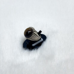 Alternative view of خاتم فضة عيار 925 بحجر عين النمر مقاس 9