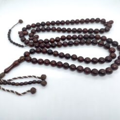 Alternative view of سبحة كوك غامق سادة 100 حبة - بليه - 16 مم