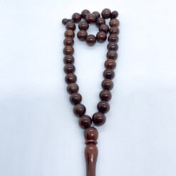 Alternative view of سبحة كوك غامق سادة 33 حبة - 12 مم