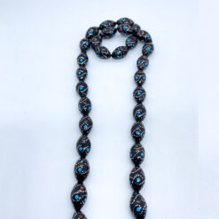 Alternative view of سبحة كوك بالمعدن والفيروز والمرجان 33 حبة - 12 مم