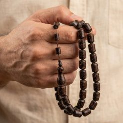 سبحة قرفة طبيعي ذات رائحة جميلة وقوية 33 حبة براميلي - 10 مم