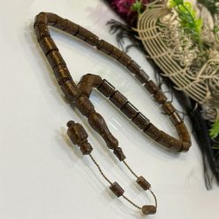 ⁦سبحة قرفة طبيعي ذات رائحة جميلة وقوية 33 حبة براميلي - 10 مم⁩ - الصورة ⁦5⁩