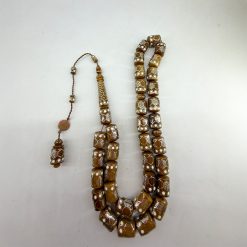 Alternative view of سبحة كوك 33 حبة فضة عيار 1000 – موديل الشطرنج بعيون الدومينو